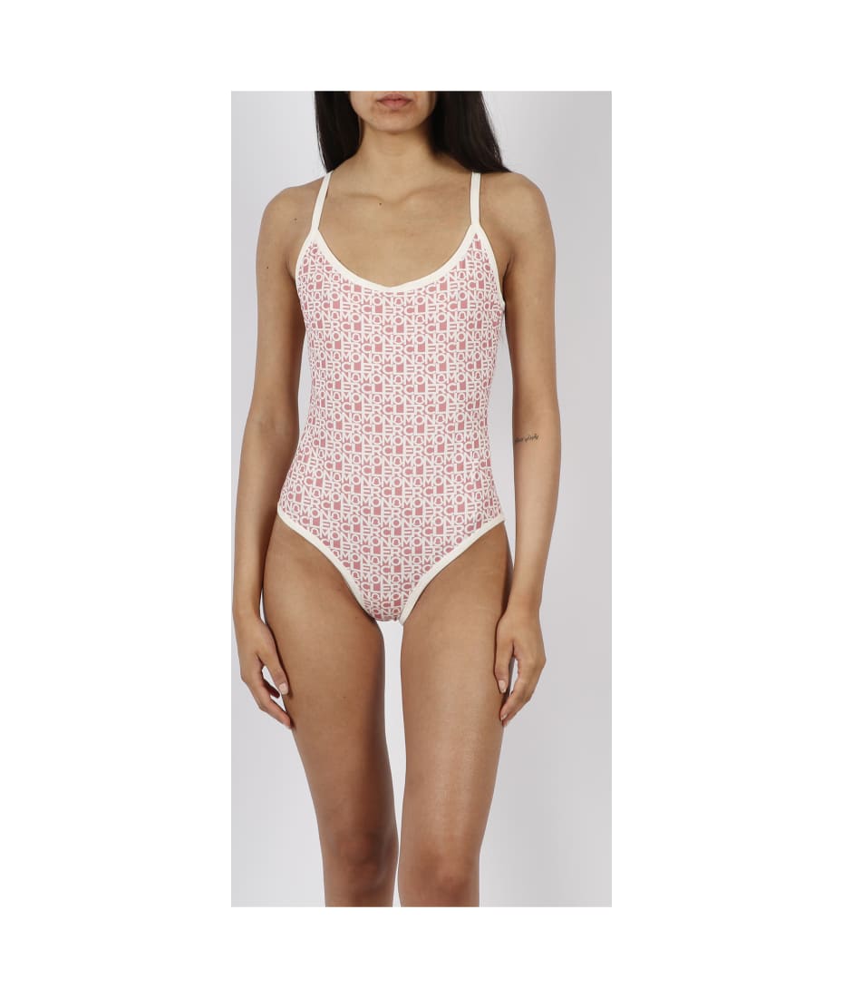 【送料&関税込】Moncler Pink Logoed Bikini Moncler logo-print Bikini | Pink | FARFETCH