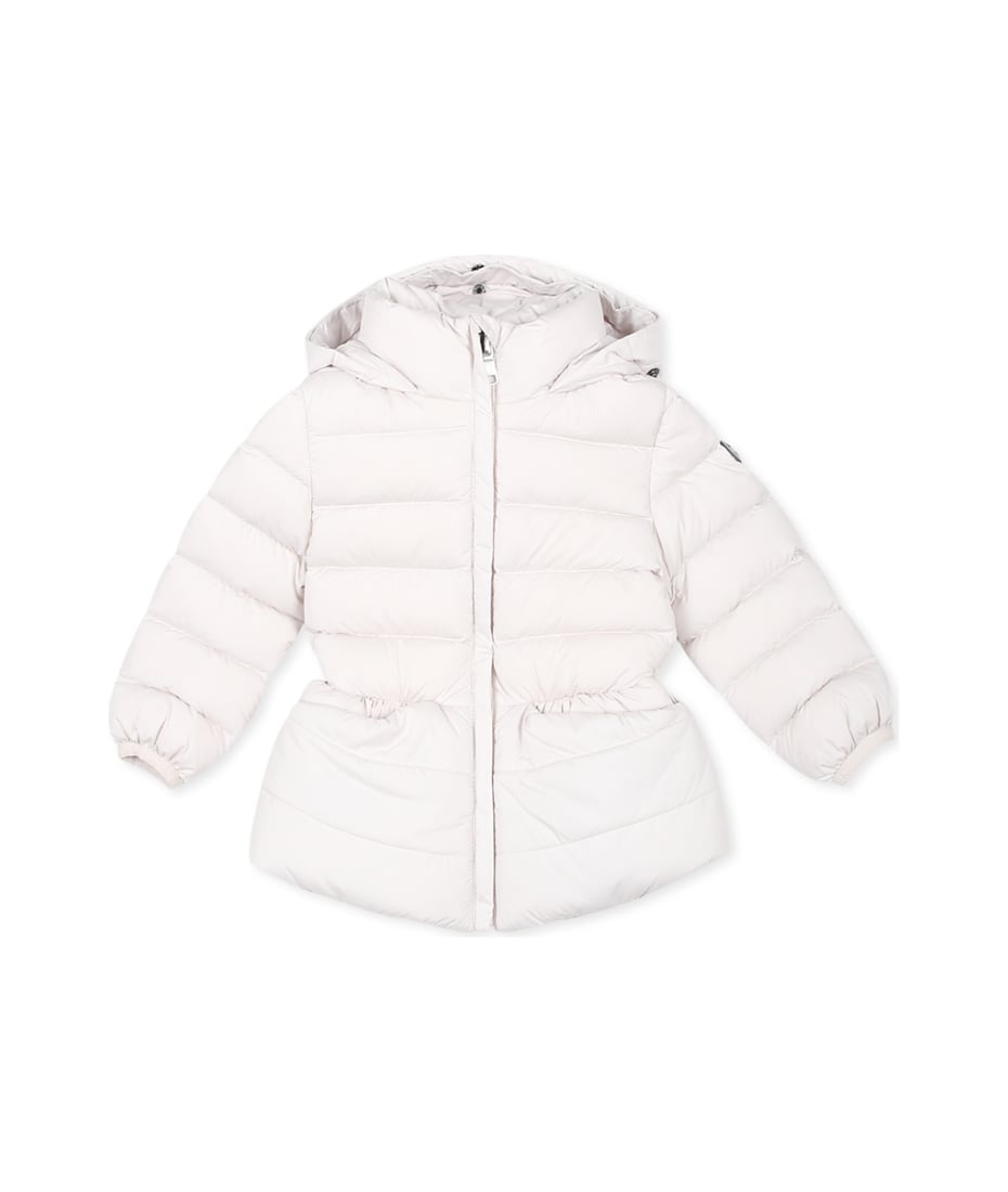 Colmar Ivory Down Jacket For Baby Girl With Logo | italist
