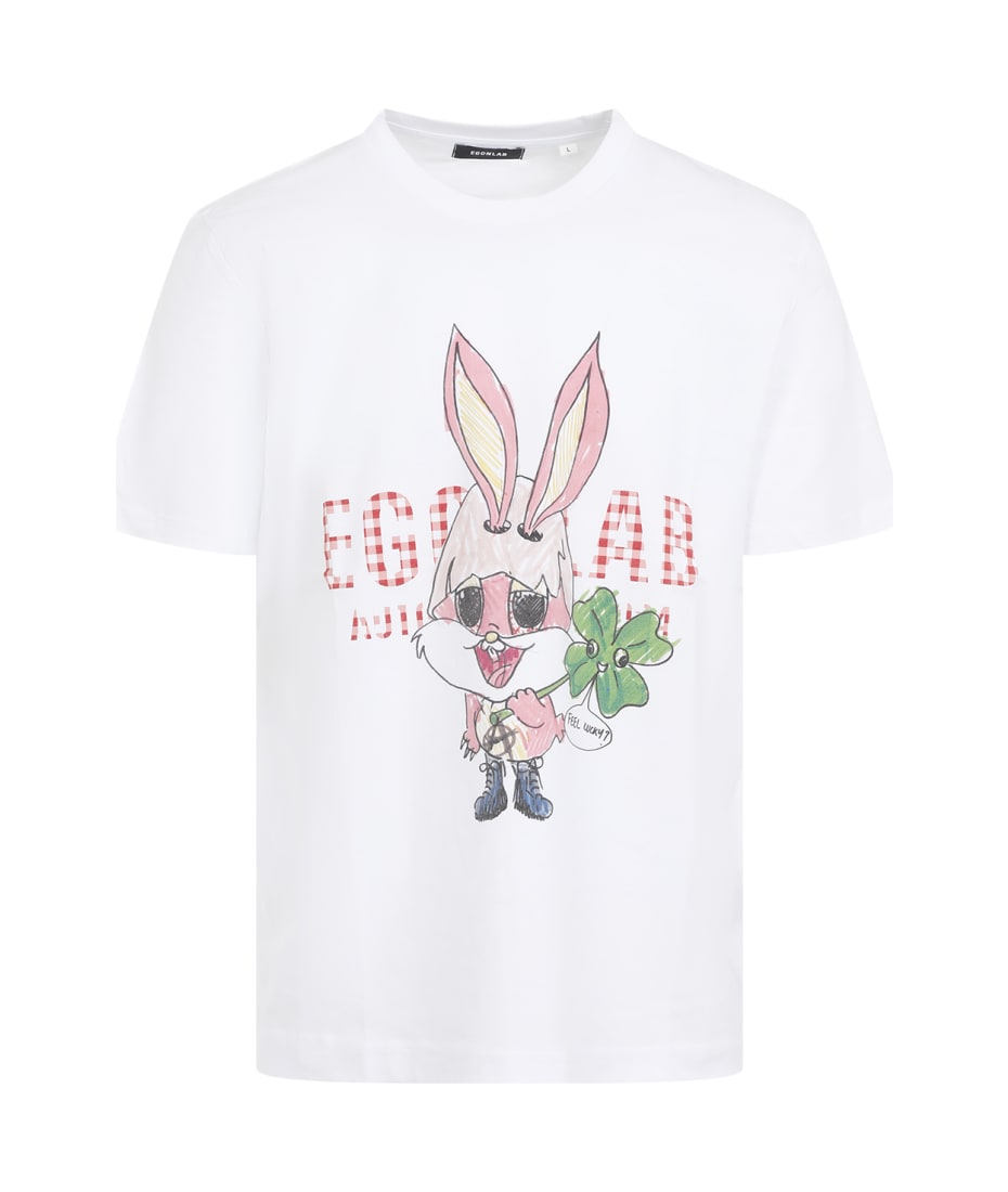 【EGONLAB】BLACK LAPINOU TEE SHIRT EGONlab. Lapinou T-shirt | Black | FARFETCH