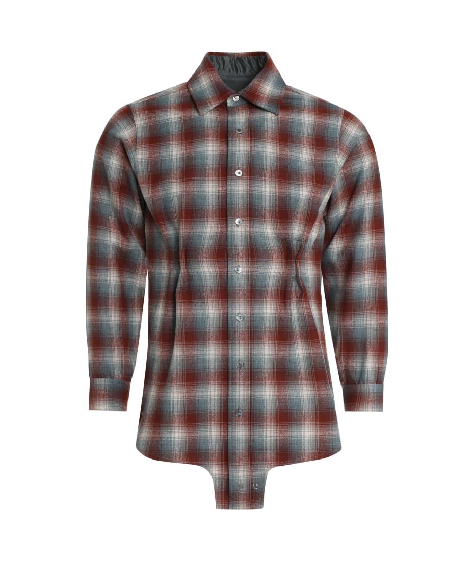Maison Margiela X Pendleton - Checked Wool Shirt | italist, ALWAYS
