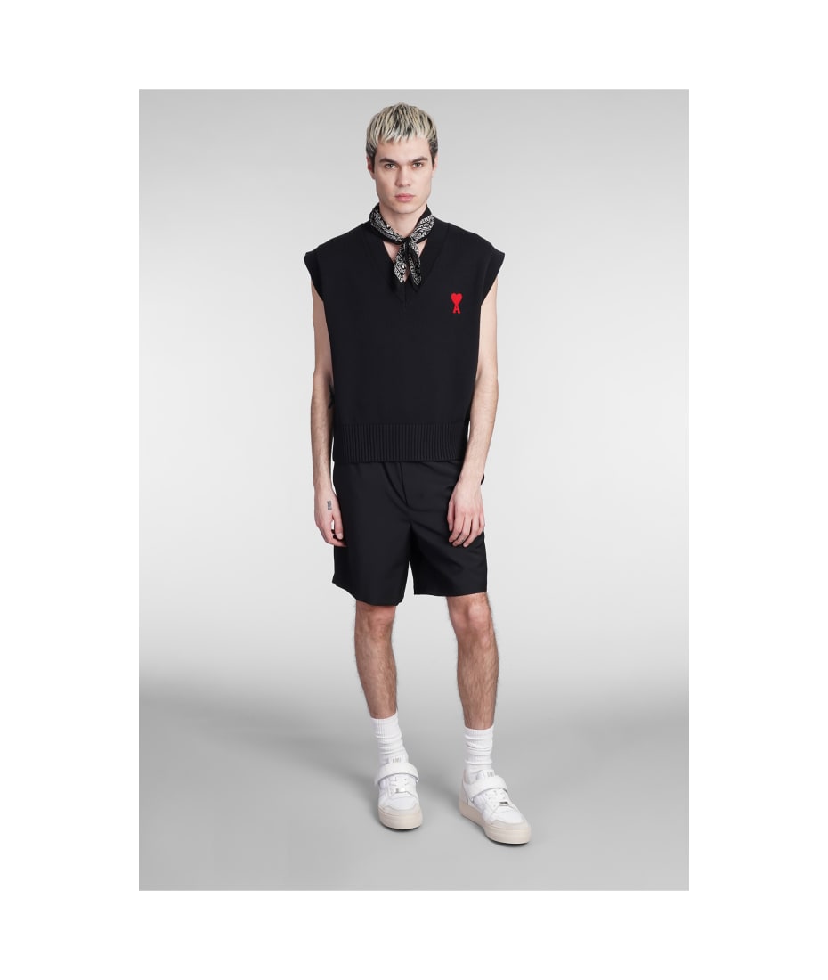 Ami Alexandre Mattiussi Vest In Black Wool | italist, ALWAYS