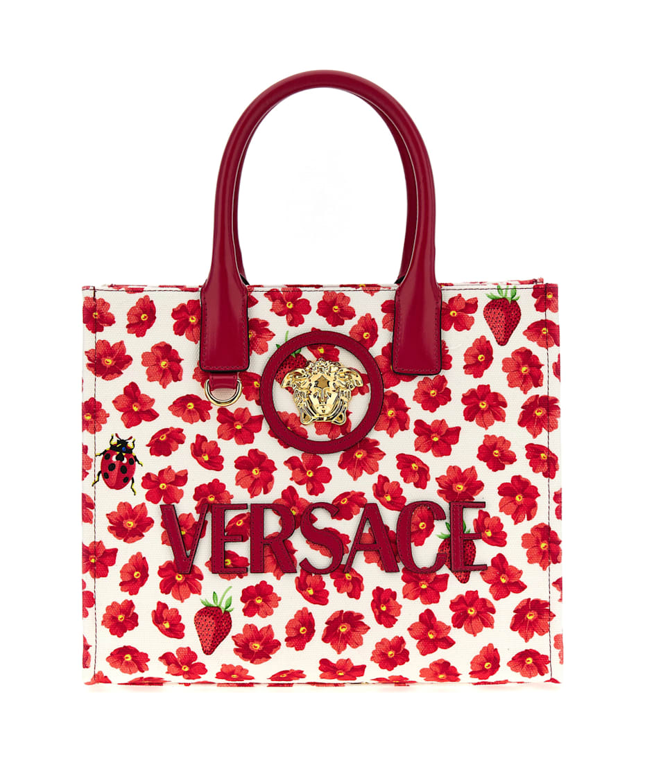 トートバッグ VERSACE 'La Medusa' shopping bag La Medusa Denim Large Tote Bag Blue | VERSACE US