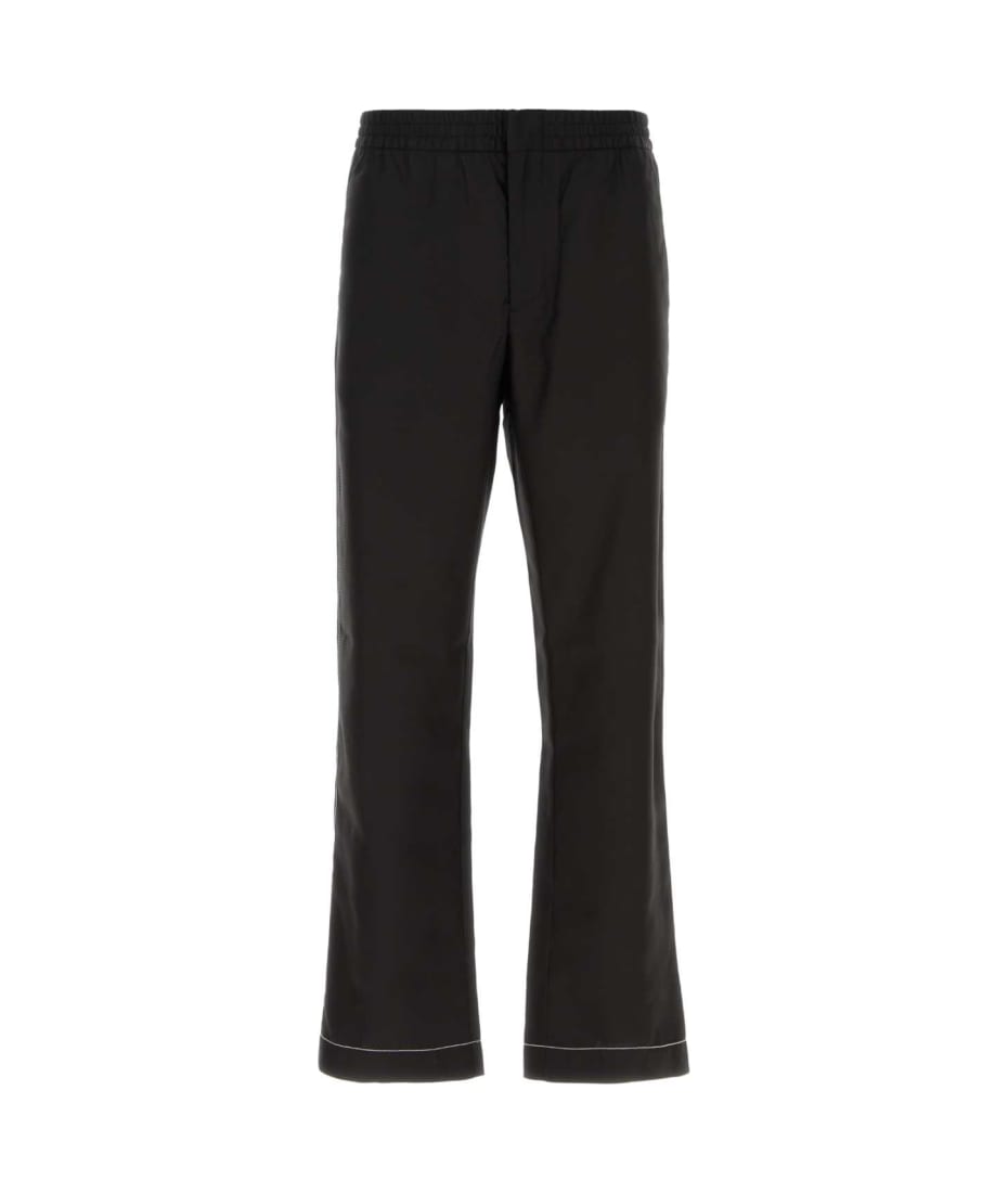 Prada Black Silk Pyjama Pant | italist