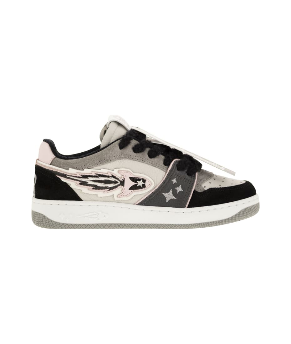 スニーカー Enterprise Japan EJ EGG ROCKET - Leather trainers with logo Enterprise Japan Ej Egg Rocket - Leather Trainers With Logo