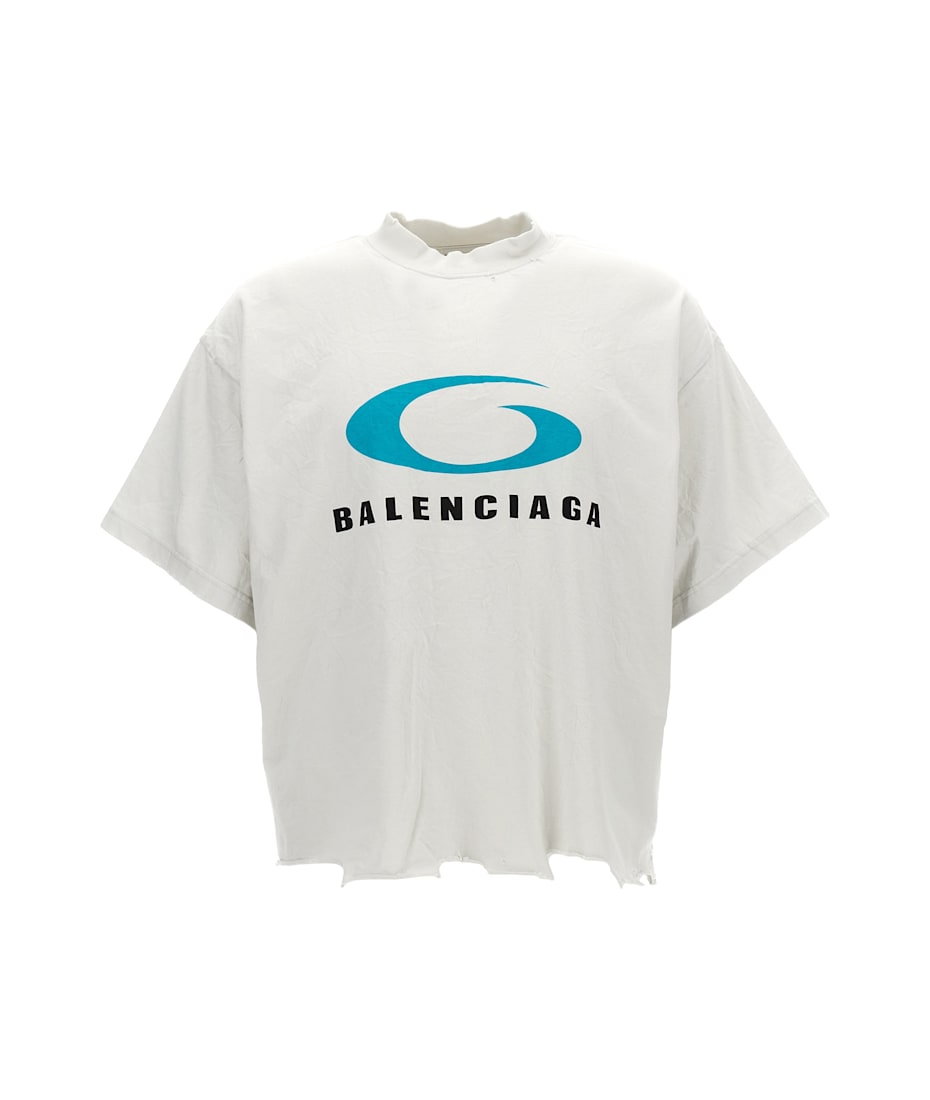 Balenciaga 'loop Sports Icon' Cropped T-shirt | italist