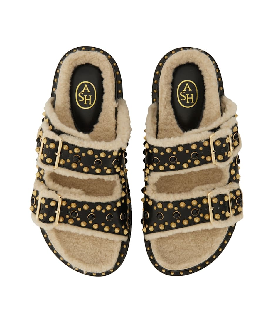 サンダル・ミュール ASH FW24 SANDAL \"UTAH BIS\" (UTAHBIS BABYSOFTBLACK) ASH FW24 SANDAL 