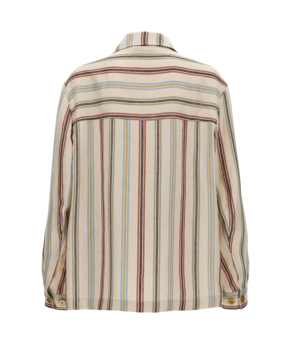 Tシャツ・カットソー ETRO SS24 Striped overshirt (MRBA000599TR334 S8450) Etro Striped Overshirt | italist