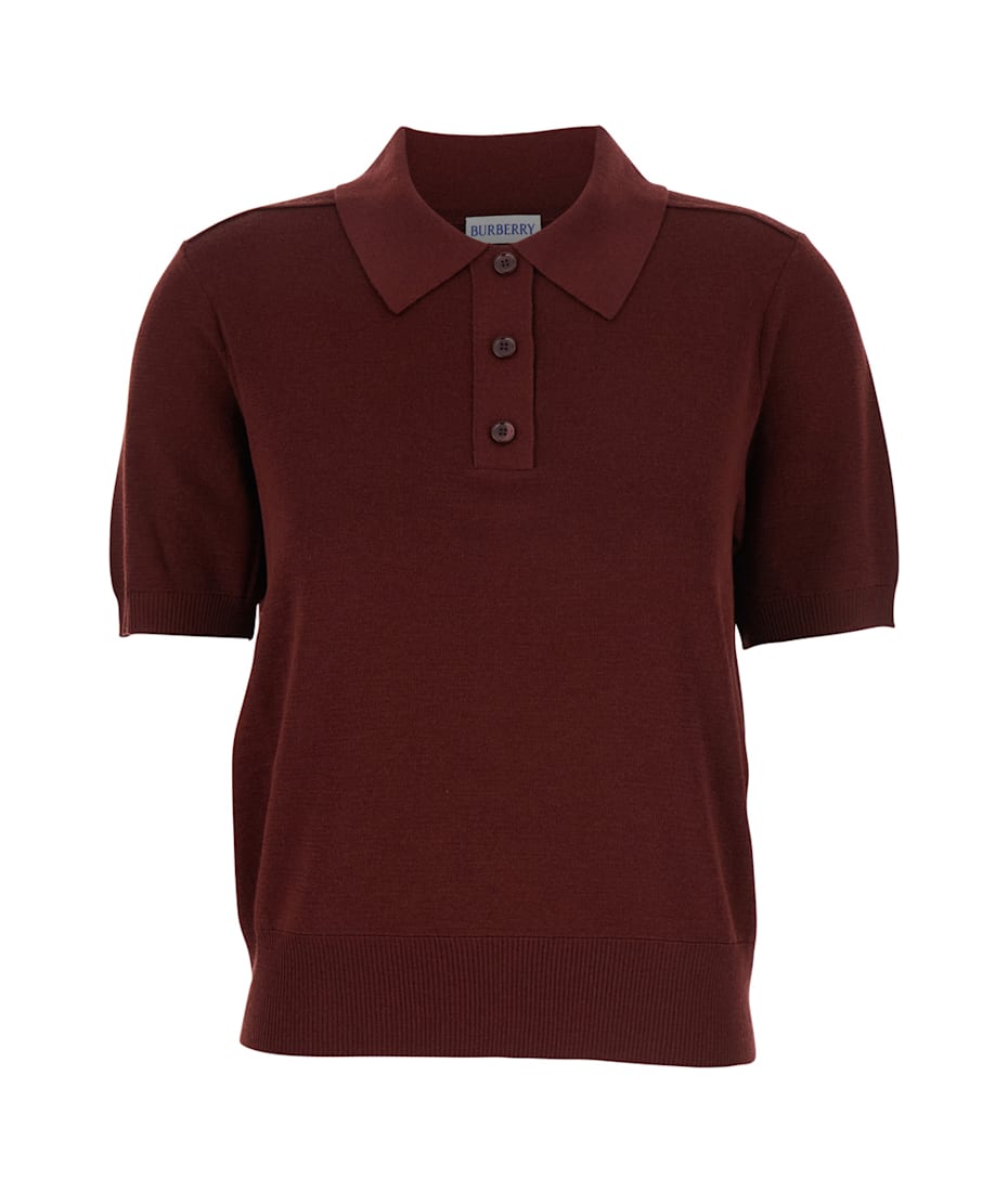 Tシャツ・カットソー Burberry FW25 MERINO POLO (8112167 C3081) Burberry Wool Polo Shir | italist