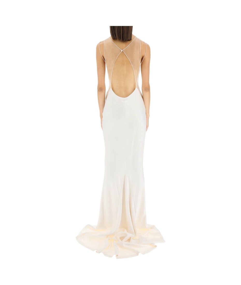 Maison Margiela Hammered Satin Gown | italist
