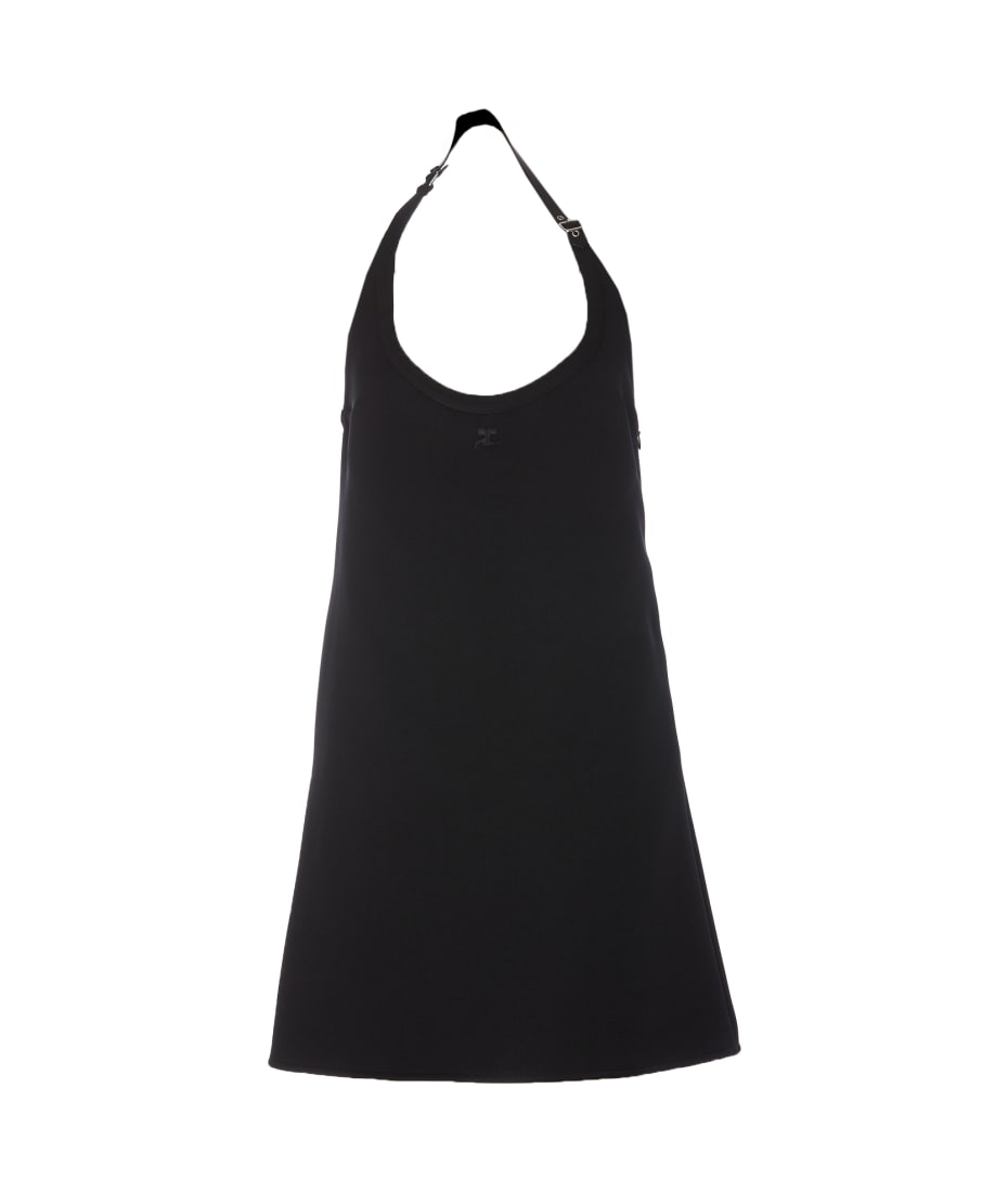 Courrges Buckle Babydoll Twill Dress | italist