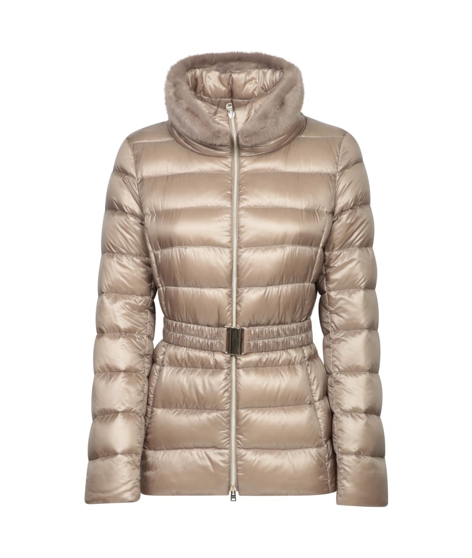 【送料&関税込】Herno Claudia Taupe Jacket Herno Claudia Taupe Jacket | italist
