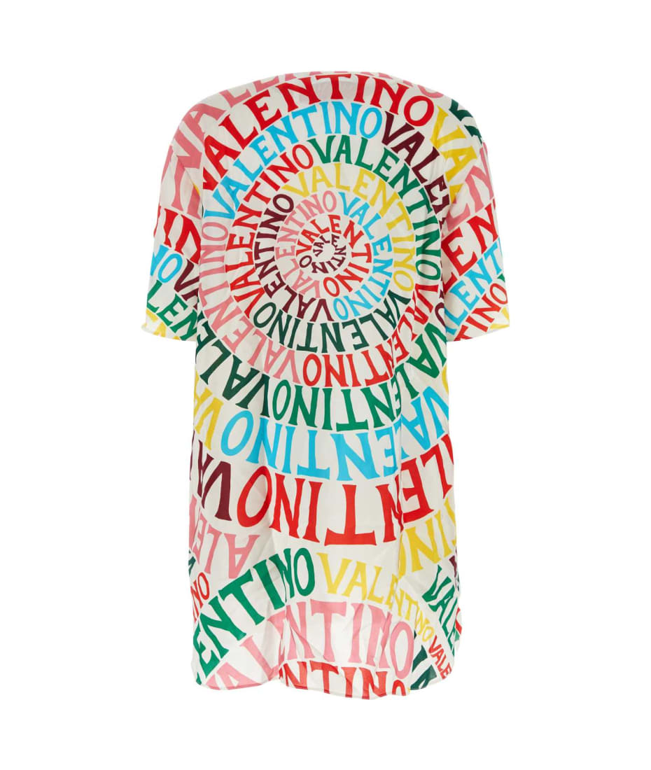 ワンピース VALENTINO PRINTED CREPE VALENTINO GARAVANI ESCAPE MINI DRESS Valentino Printed Crepe Valentino Garavani Escape Mini Dress