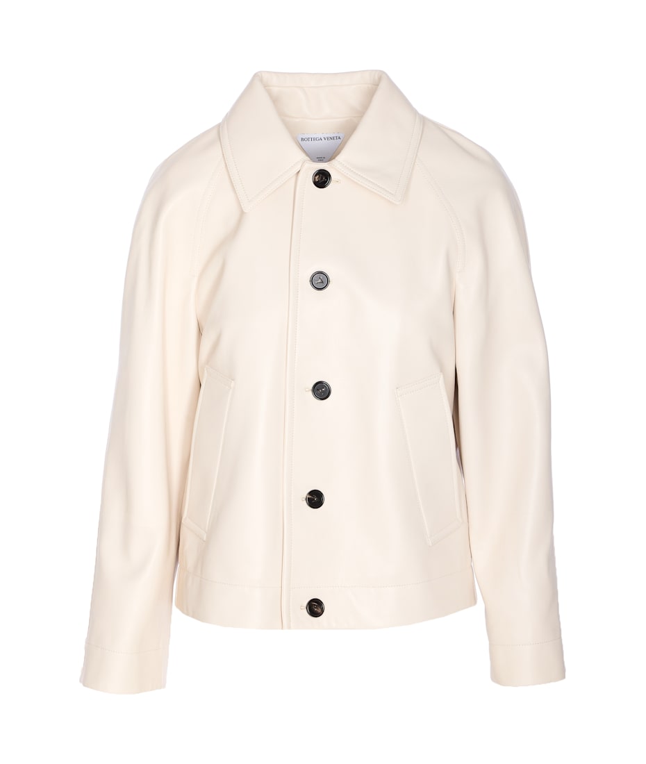 レザージャケット・コート BOTTEGA VENETA SINGLE-BREASTED JACKET IN NAPPA Bottega Veneta Leather Jacket | italist