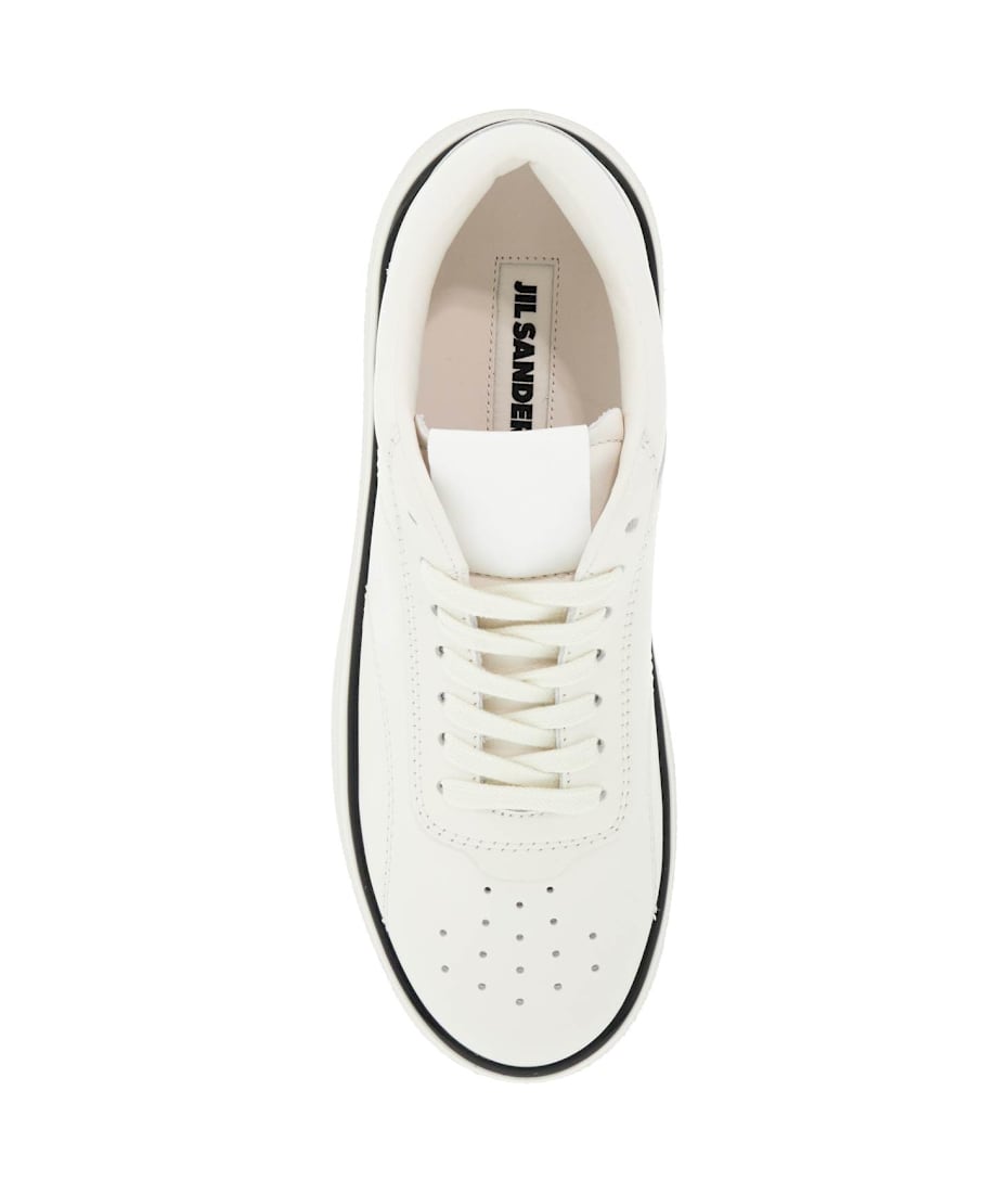 Jil Sander Leather Sneakers For Everyday | italist