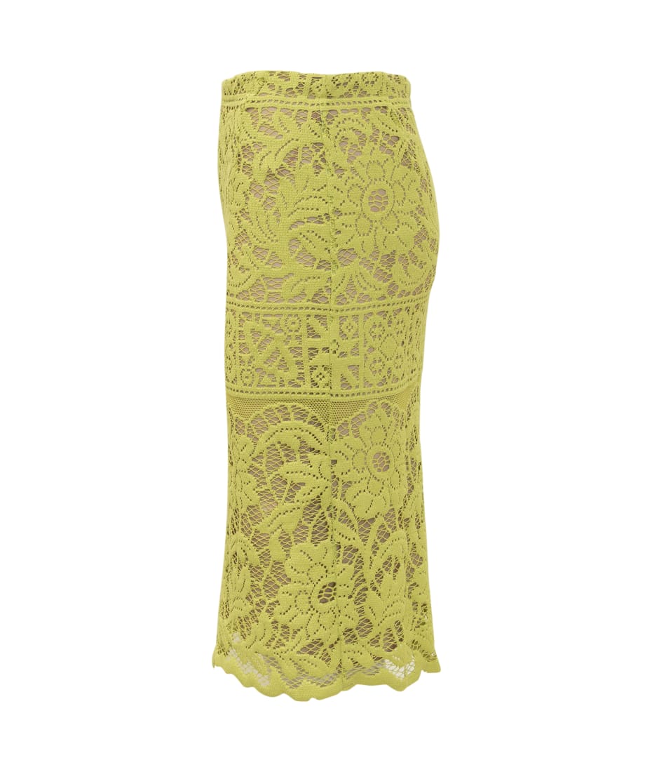 Jucca Lace Skirt - LIME