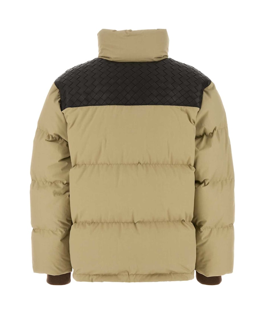 ダウンジャケット・コート BOTTEGA VENETA DOWN JACKET (816646V1LE0 3008) Bottega Veneta Beige Cotton Down Jacket | italist