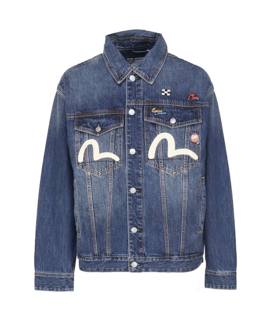 Evisu Cotton Denim Jacket | italist