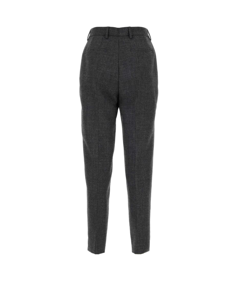 【送料&関税込】Prada Dark Grey Wool Pant Prada Dark Grey Wool Pant | italist