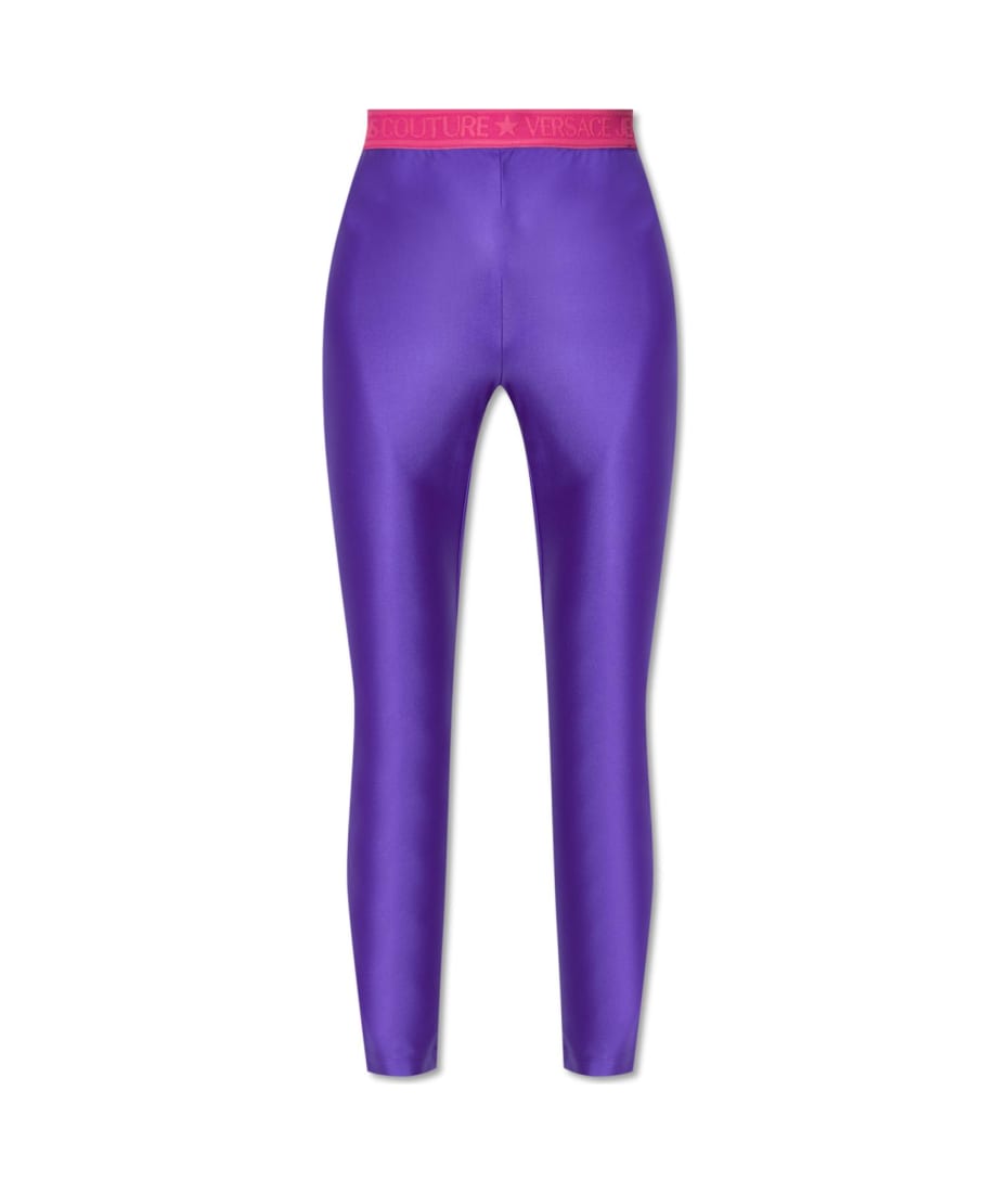 Versace Jeans Couture Leggings Pink Womens Versace