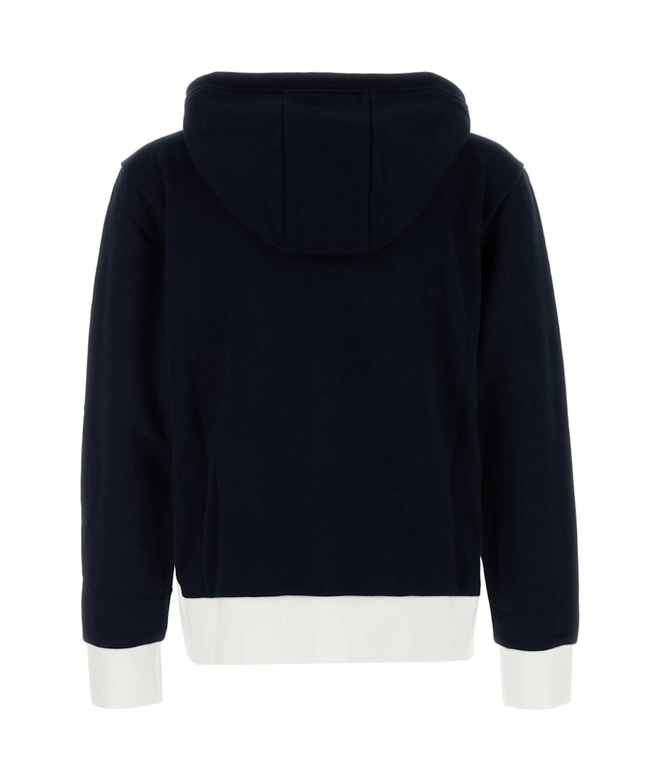 パーカー・フーディ THOM BROWNE Navy blue cotton sweatshirt (MJT517A03037 415) Classic Loopback 4 Bar Full Zip Hoodie | Thom Browne