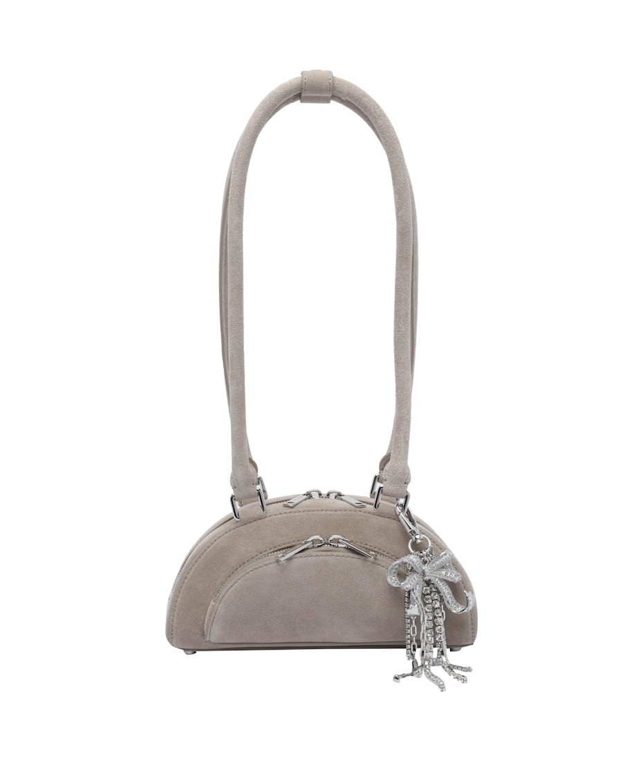 ショルダーバッグ・ポシェット Self Portrait MINI SUEDE BOW CHARM SHOULDER BAG self-portrait Mini Suede Bow Charm Shoulder Bag | italist