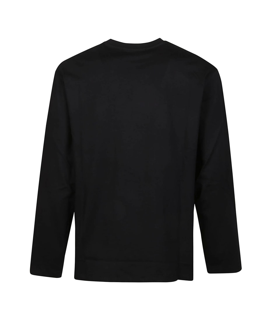 MSGM Logo Print Long Sleeve T-shirt | italist