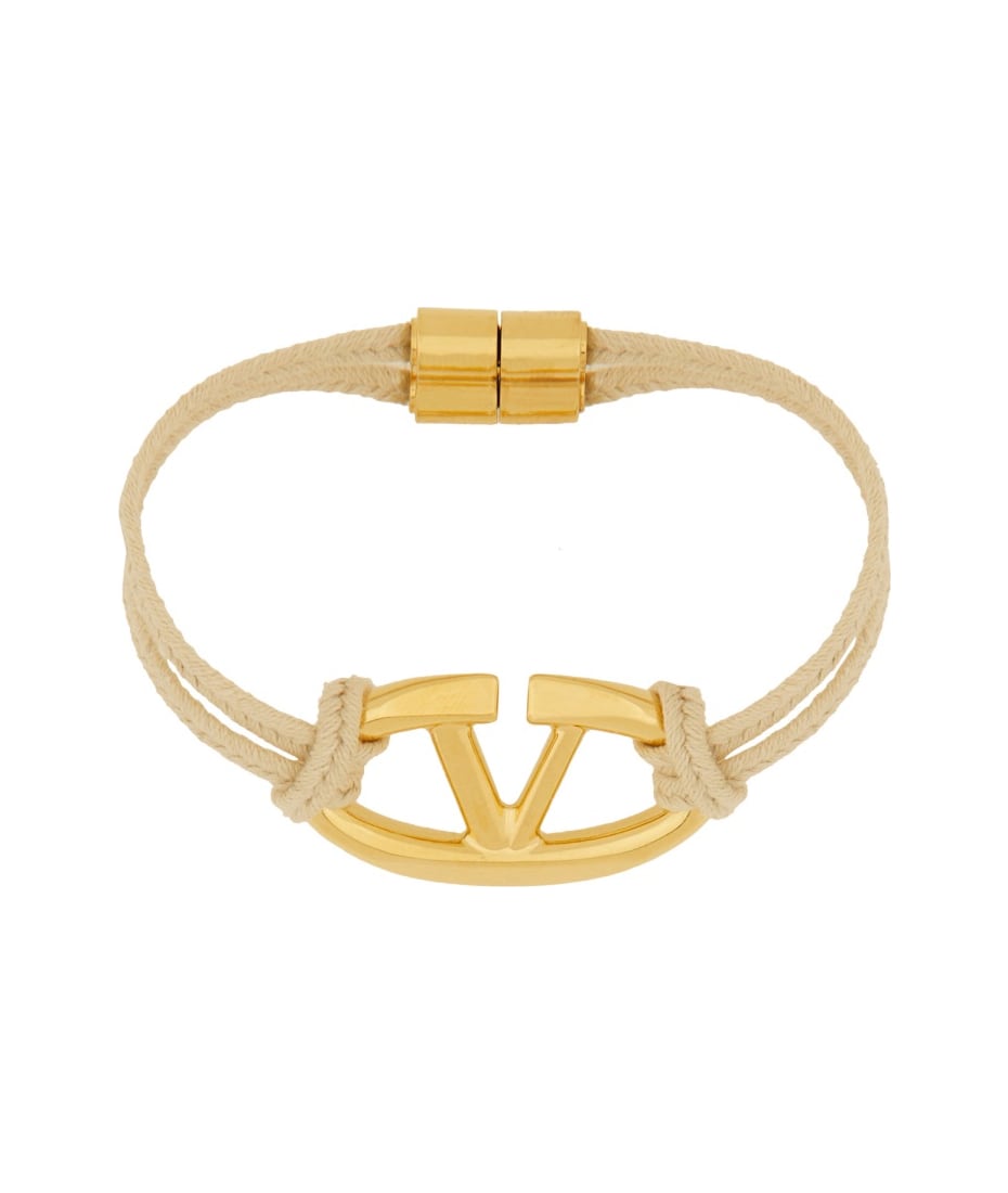 ブレスレット VALENTINO BRACELET (6Y2J0S47AAV 0NO) Valentino Garavani V-Logo Leather Bracelet | Neiman Marcus