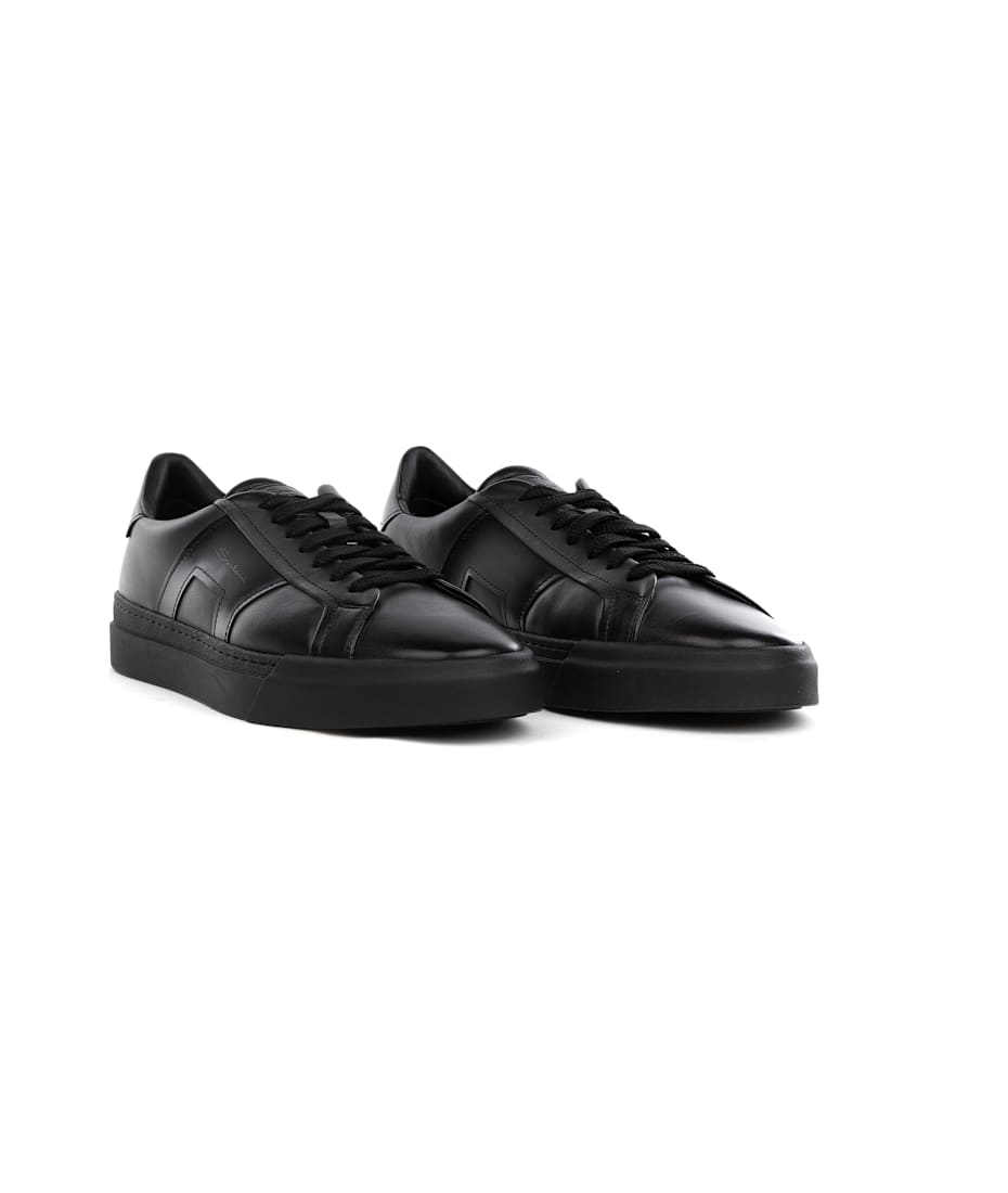 スニーカー SANTONI Men Sneakers MBGT21779NEOR XWHN01 Black Santoni Leather sneakers - Black - Men | MBGT21779NEORXWHN01