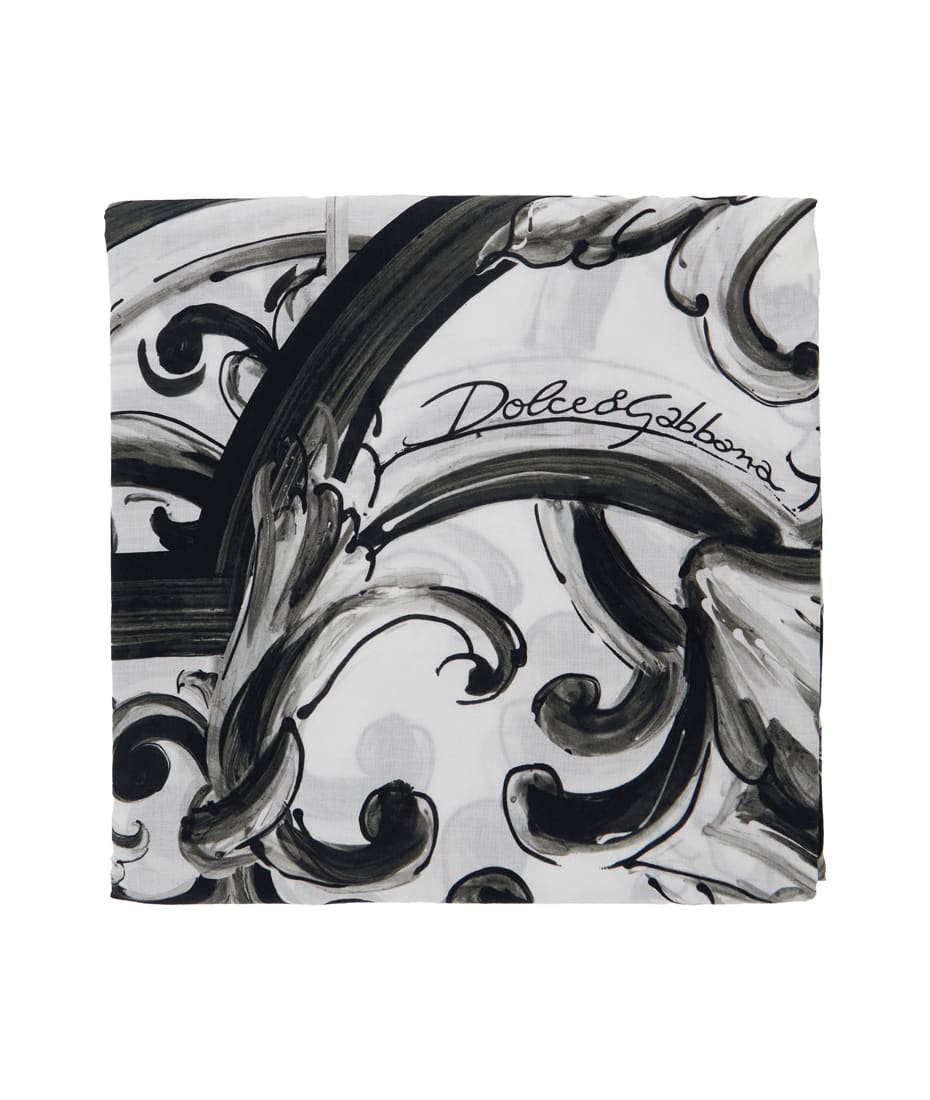 【関税込み】dolce & gabbana BEACH TOWEL 'MAIOLICA' PRINT BEACH TOWEL IN SPONGE WITH ZEBRA AND MAIOLICA PRINT