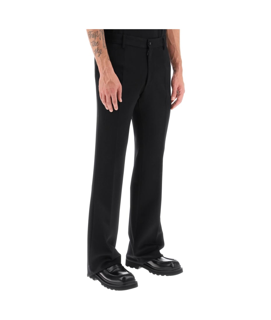 パンツ DOLCE & GABBANA GRAPHITE WOOL PANT Wool jogging pants in Grey for Men | Dolce&Gabbana®
