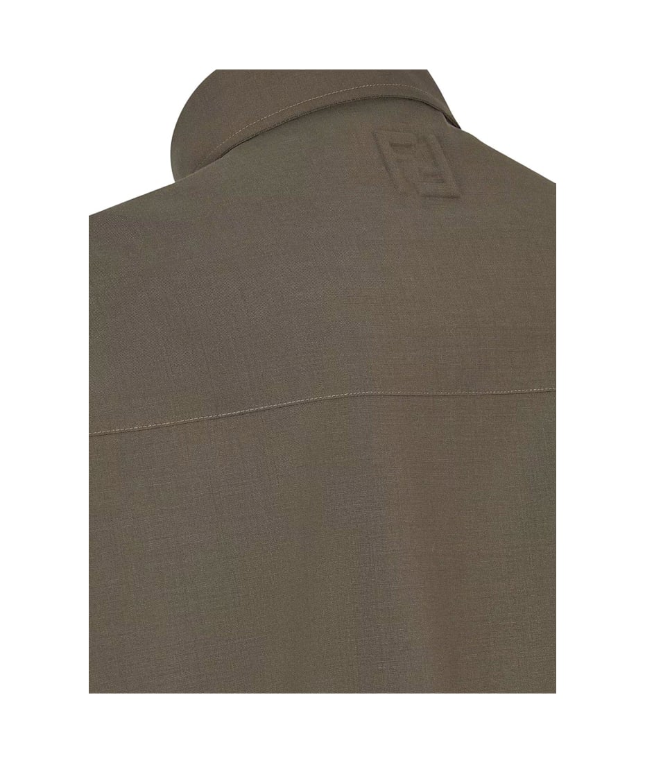 Tシャツ・カットソー FENDI FW24 Wool shirt (FW1319ASCH F03NT) Fendi Wool Shirt | italist