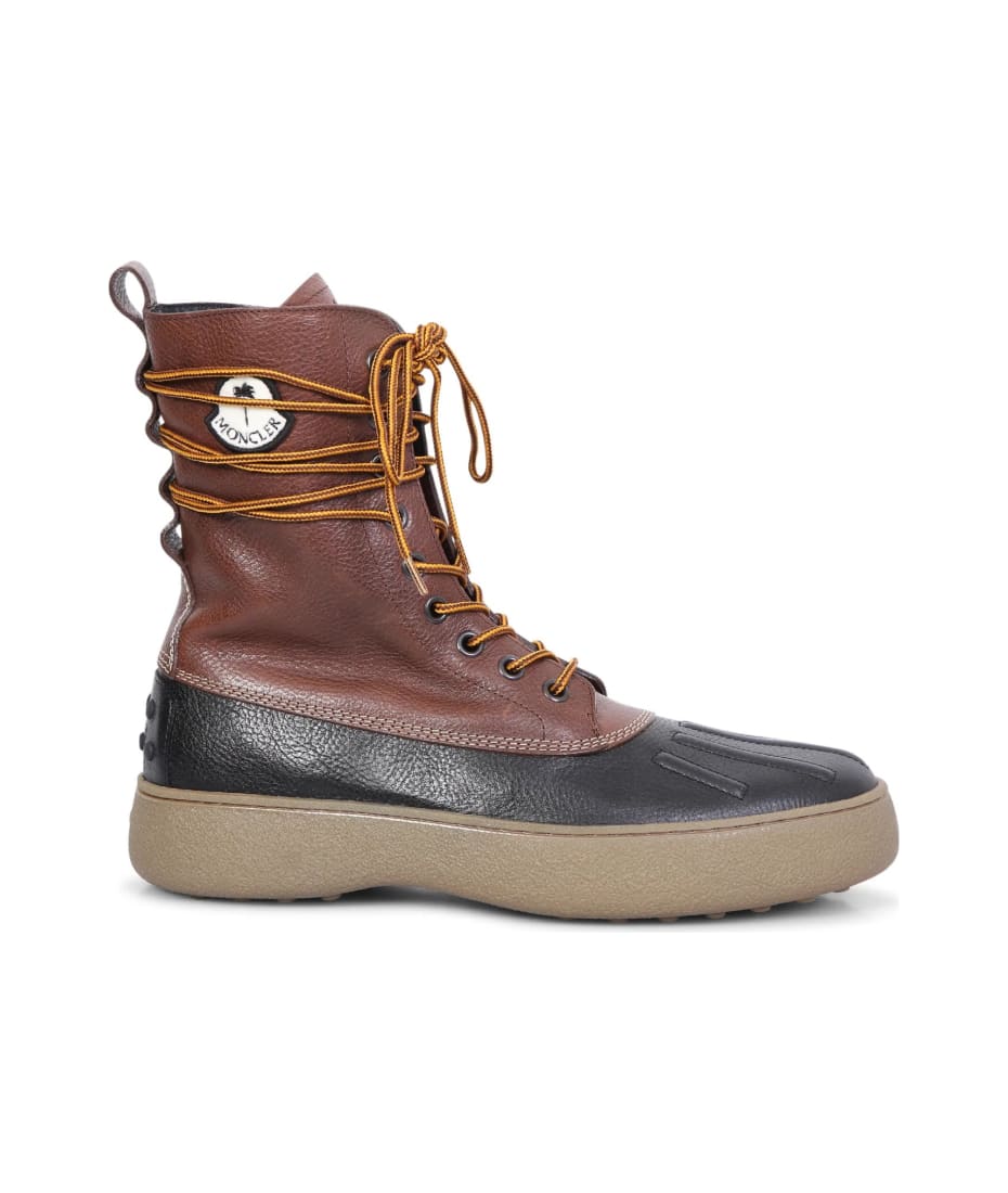 Tod's X Moncler X Palm Angels Leather Boots | italist, ALWAYS LIKE