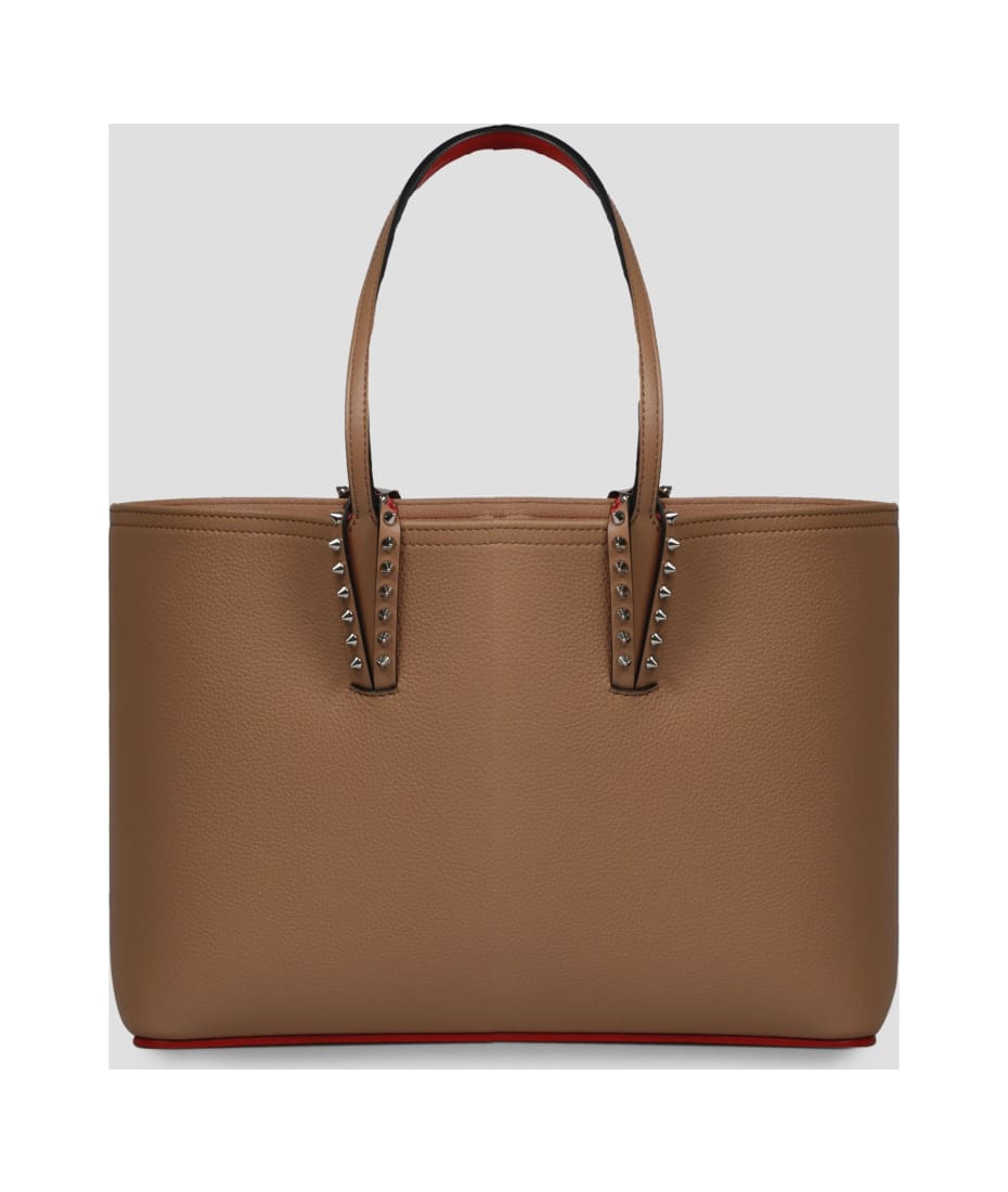 Small frangibus raffia effect tote bag - Christian Louboutin - Women