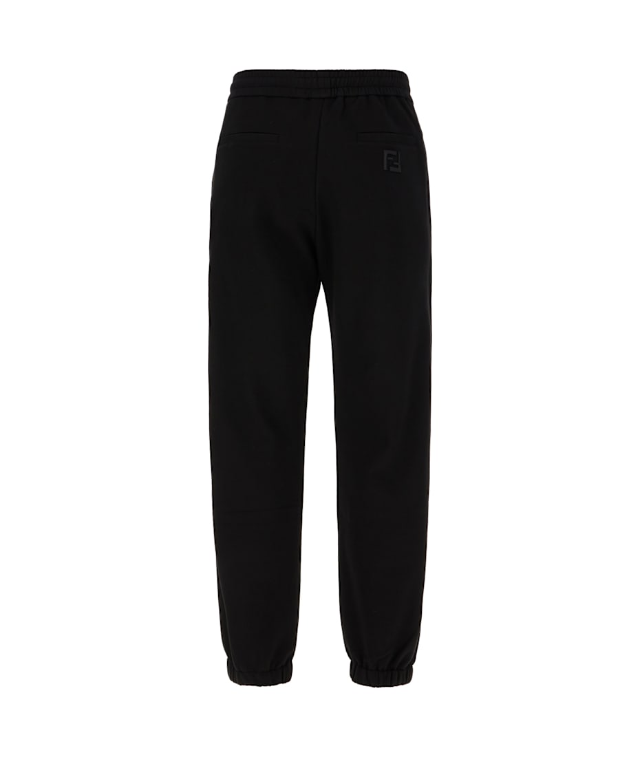 Fendi Black Cotton Joggers | italist