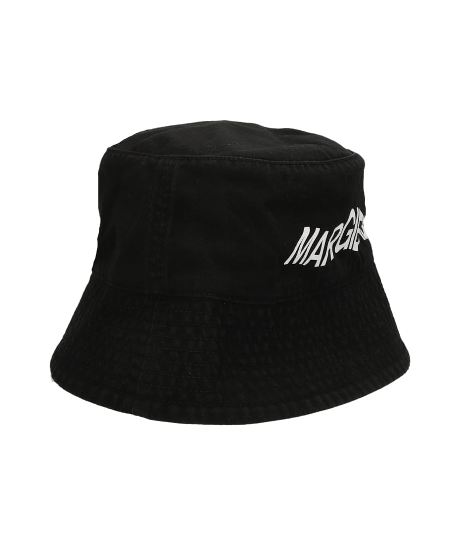 MM6 Maison Margiela Logo Print Bucket Hat | italist, ALWAYS