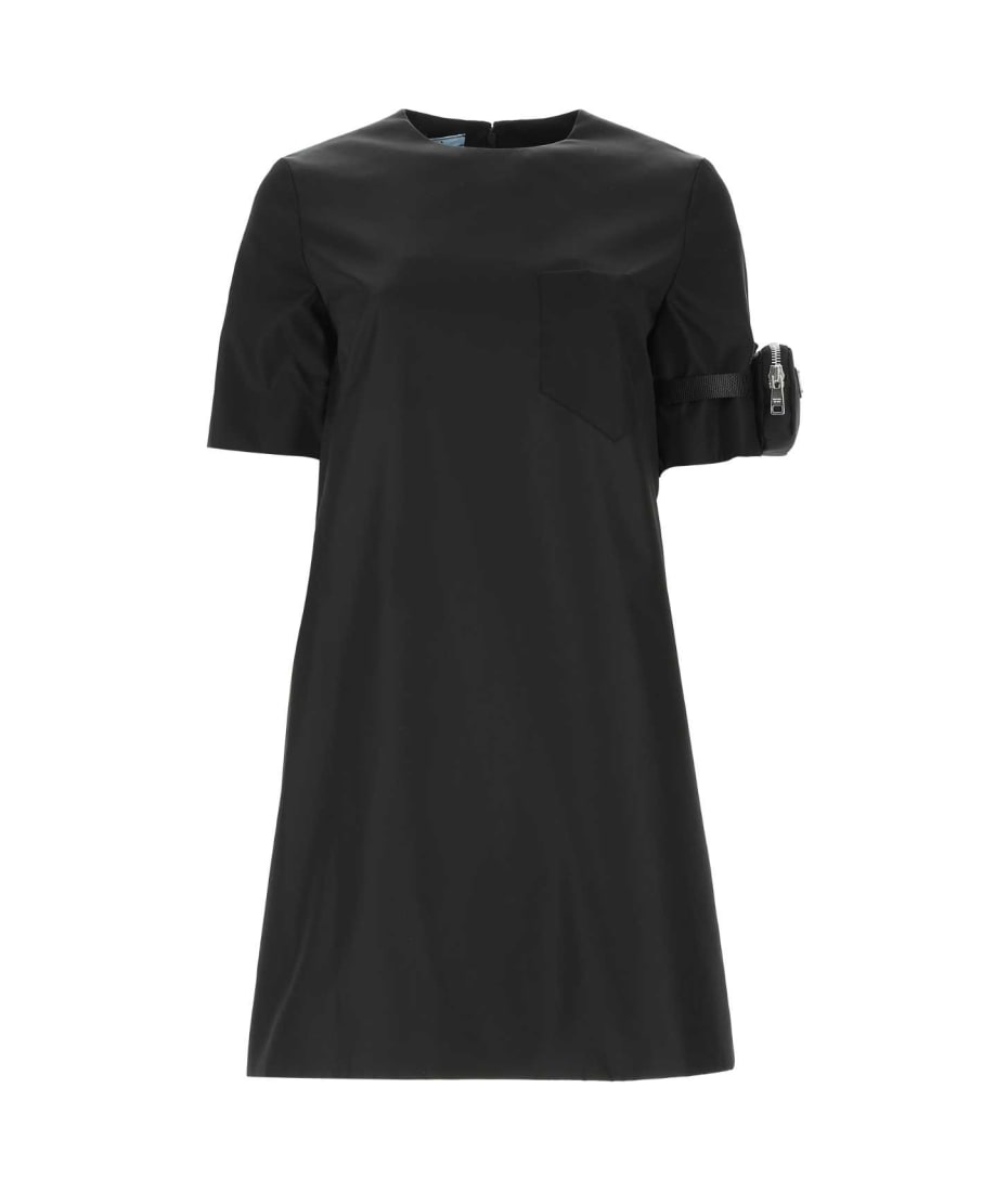 Prada Black Re-nylon Dress - F0002