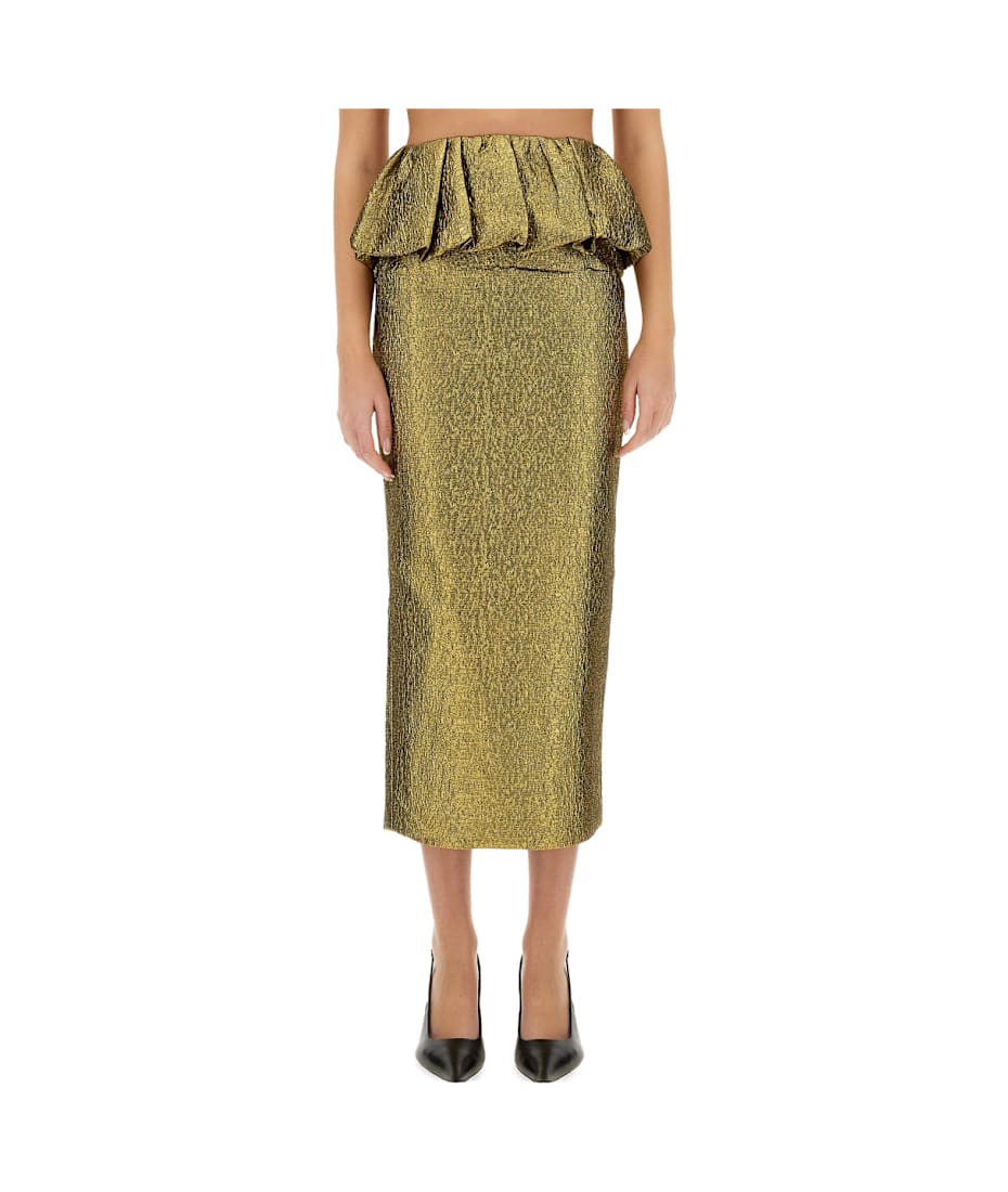 house of cb midi dress HOUSE OF CB FLORA SATIN PLEATED MIDI DRESS – TheLuxeLend