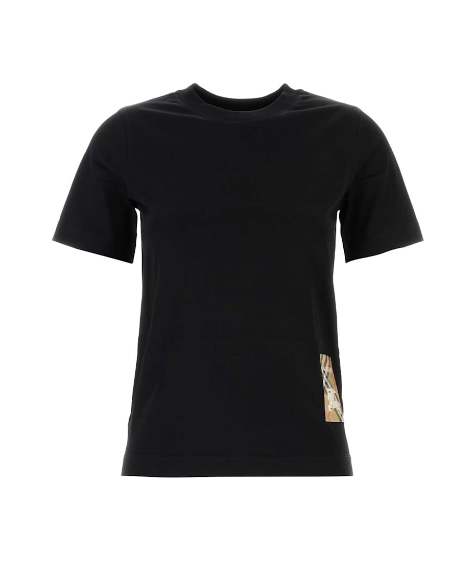 【関税&送料込】Burberry Black Cotton T-Shirt 24783920_54868822_600.jpg