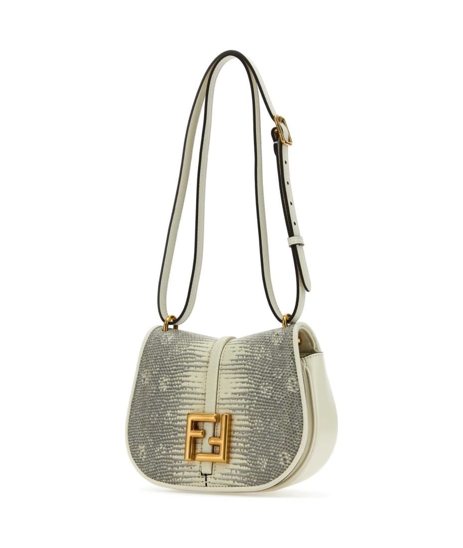 ショルダーバッグ・ポシェット FENDI White Leather Mini C Mon Crossbody Bag Fendi White Leather Mini C Mon Crossbody Bag | italist