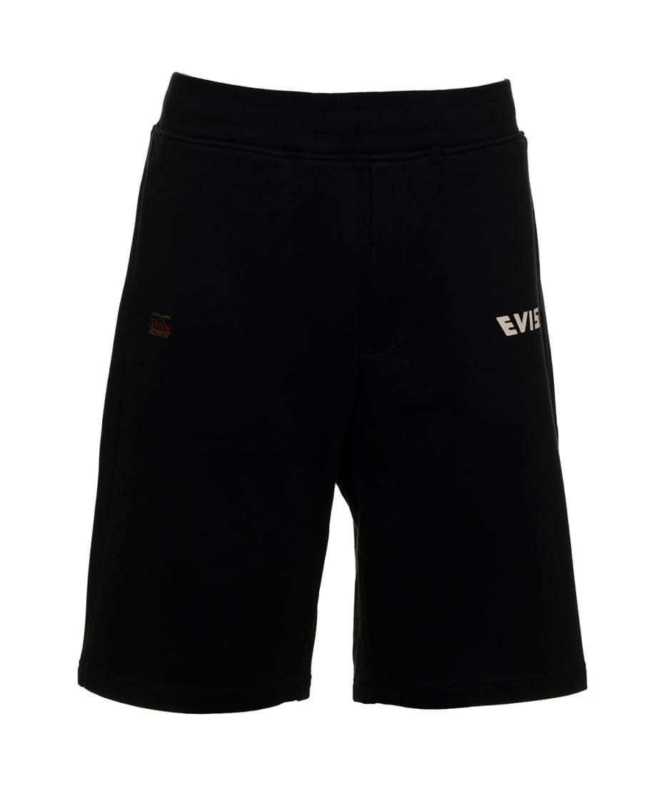 【maltese_8314さま】ご購入品◆evisu・cotti Evisu Man's Komainu Vintage Japanese Black Cotton Shorts