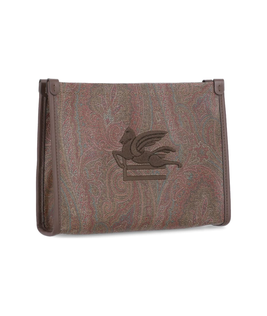 ETRO｜CLUTCHES (WP1C0002AA014 M0021) Etro Jacquard Fabric Clutch | italist