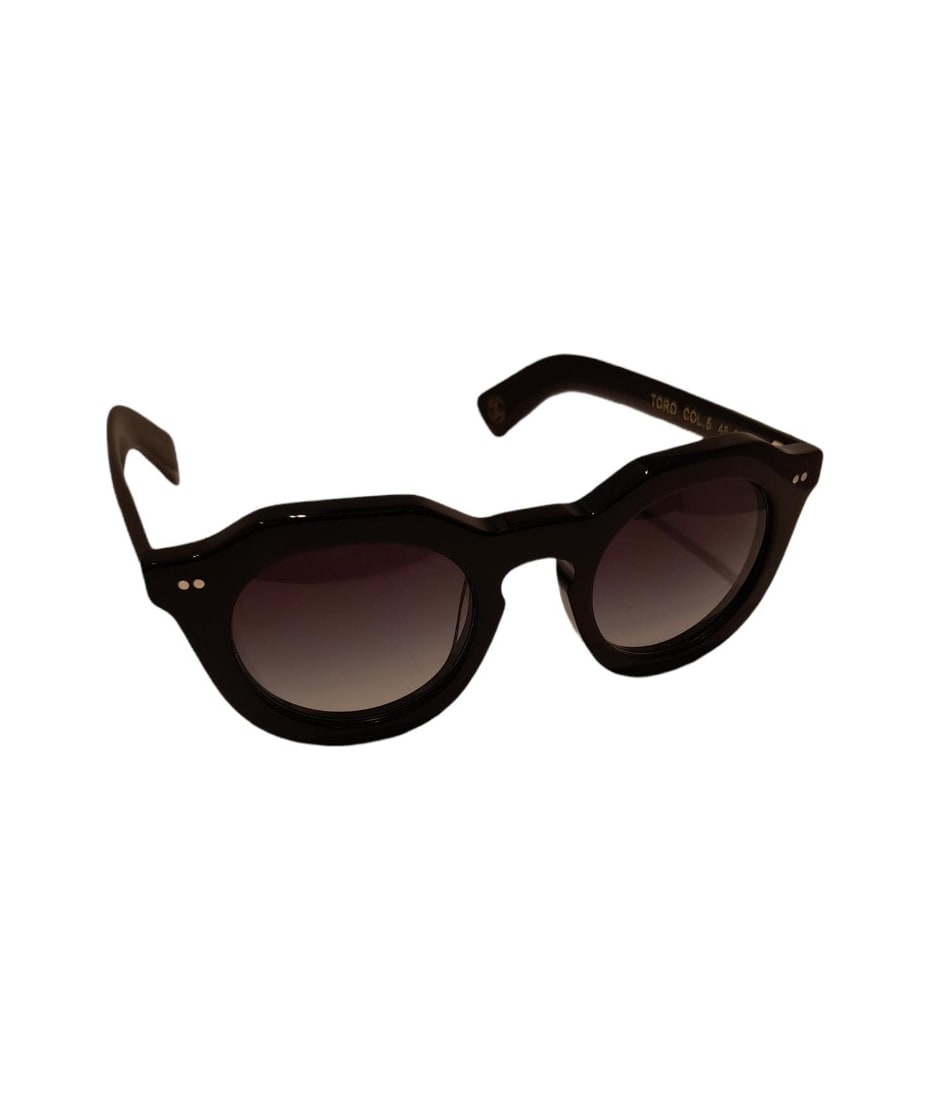 Lesca Toro nero Sunglasses | italist