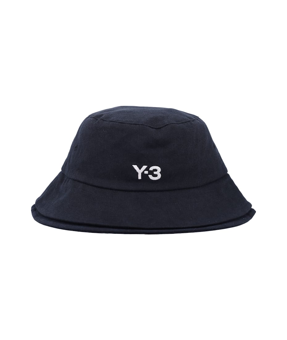 帽子 Y-3 3-STRIPES BUCKET HAT (M) Adidas Y-3 3-Stripes Talk White Unisex Bucket Hat, Sizes M/L