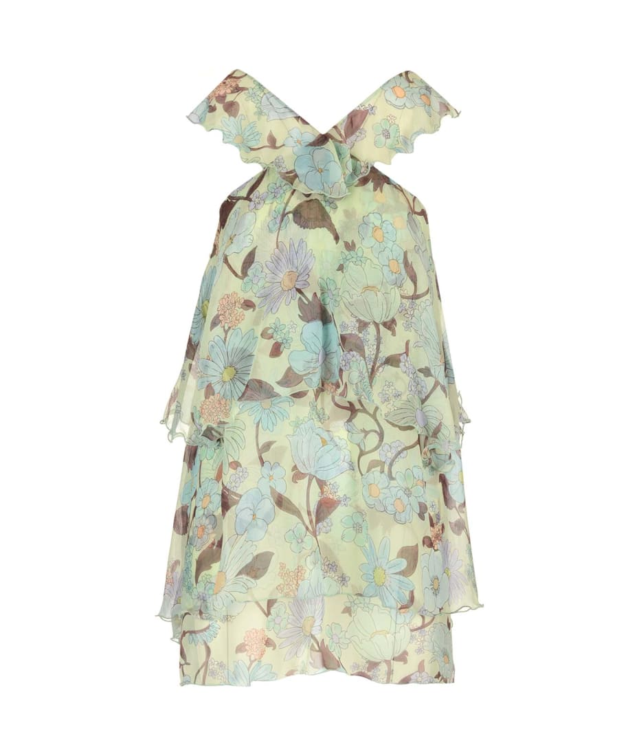 Stella McCartney "lady Garden" Chiffon Silk Dress | italist, ALWAYS LIKE A  SALE