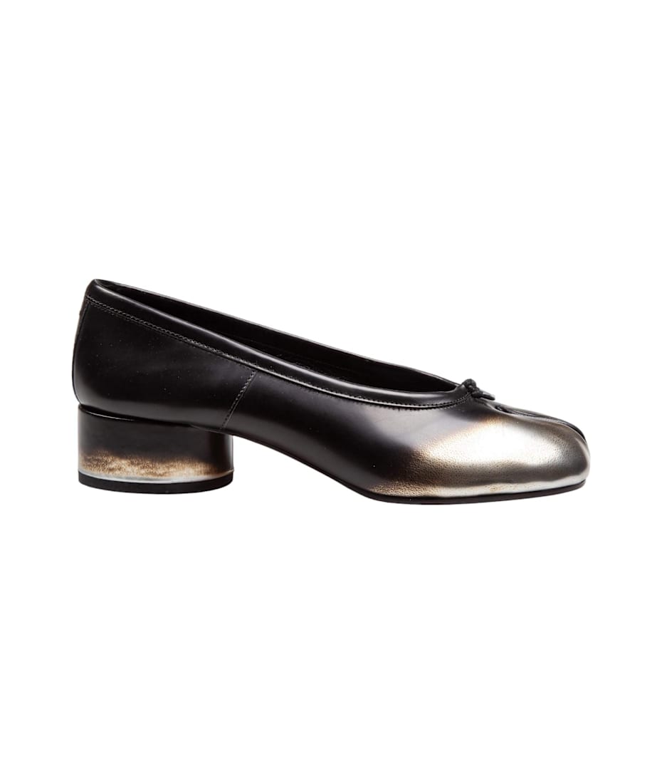 Maison Margiela メタリックフラットシューズ 23cm シルバー（銀色）系