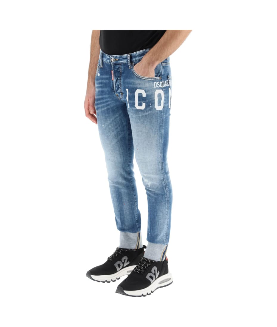 Dsquared2 Medium Wash Icon Skater Fit Jeans | italist, ALWAYS LIKE