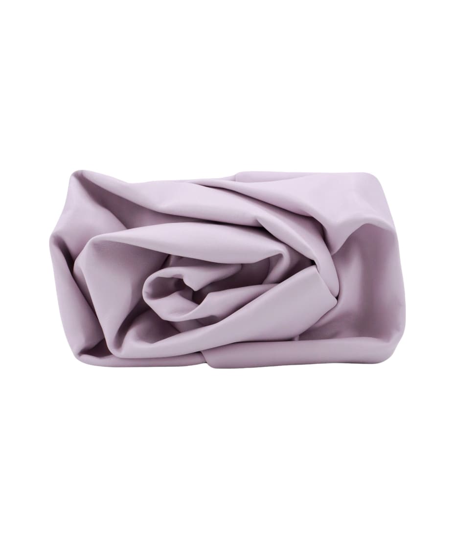 VIP【送料無料・関税込み】Burberry Purple Rose Clutch Bag Burberry Rose Clutch | italist