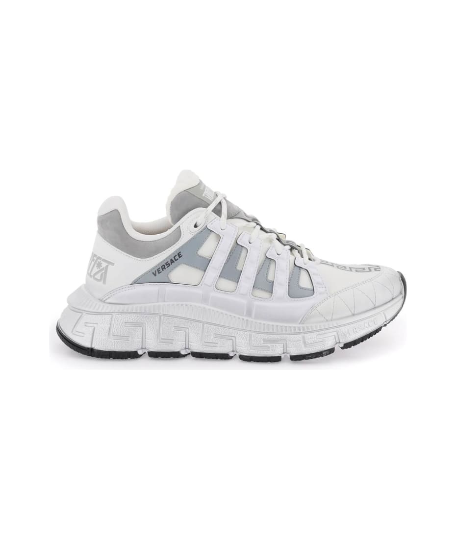 Versace White 'trigreca' Sneakers | italist