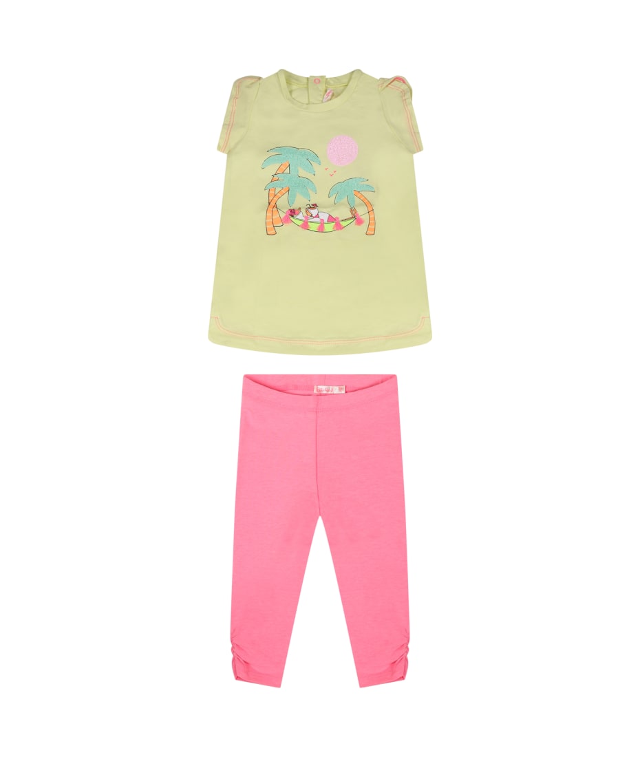 Billieblush Multicolor Set For Baby Girl With Print - Multicolor