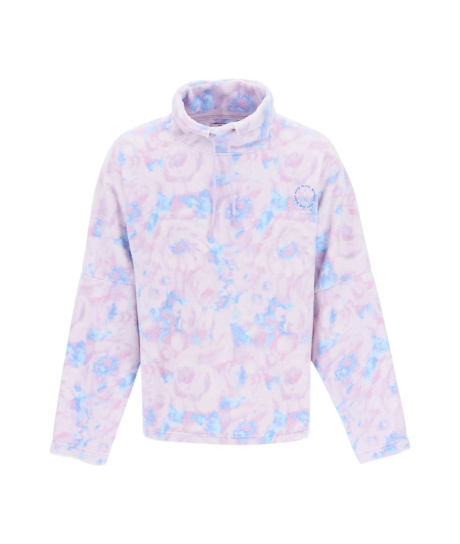 Patterned Fleece Sweatshirt